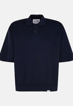 Lade das Bild in den Galerie-Viewer, Studio Oversize Polo 1/2 Dunkelblau
