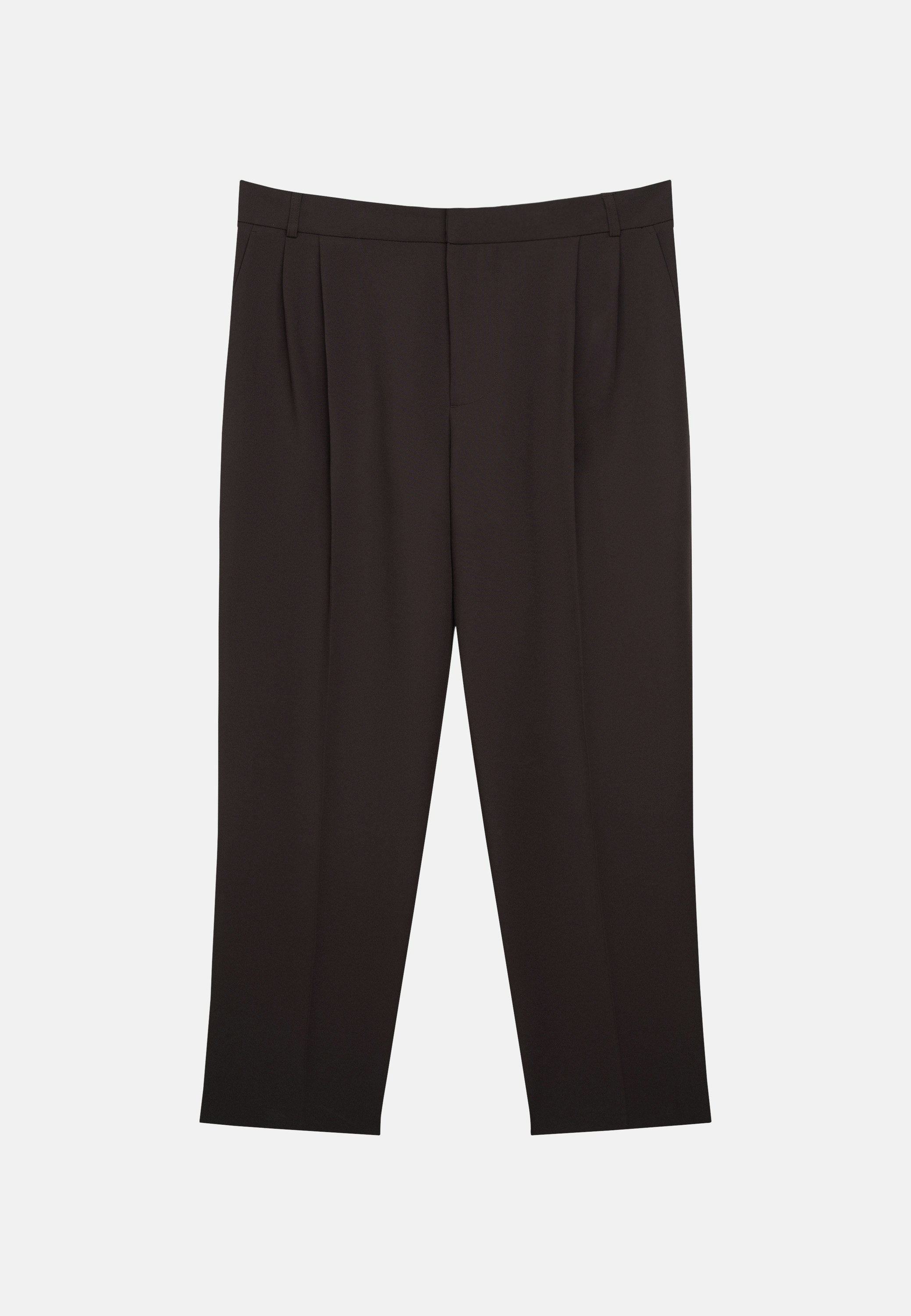Studio Suit Pants Dark Brown