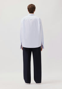 Studio Cropped Shirt Light Blue