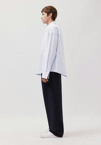 Studio Cropped Shirt Light Blue