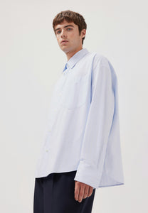 Studio Cropped Shirt Light Blue