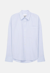 Studio Cropped Shirt Light Blue