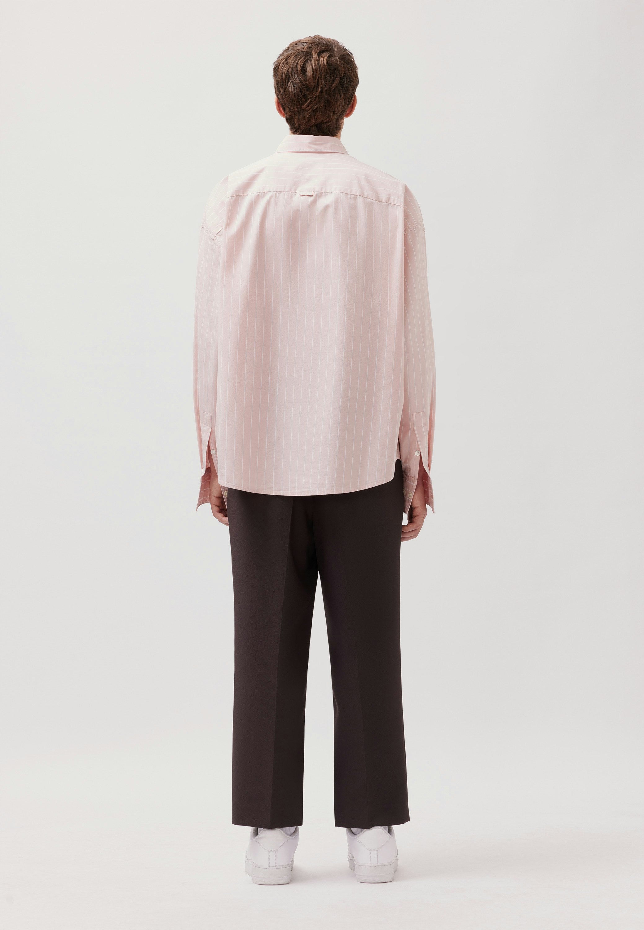 Studio Cropped Shirt Rose Smoke