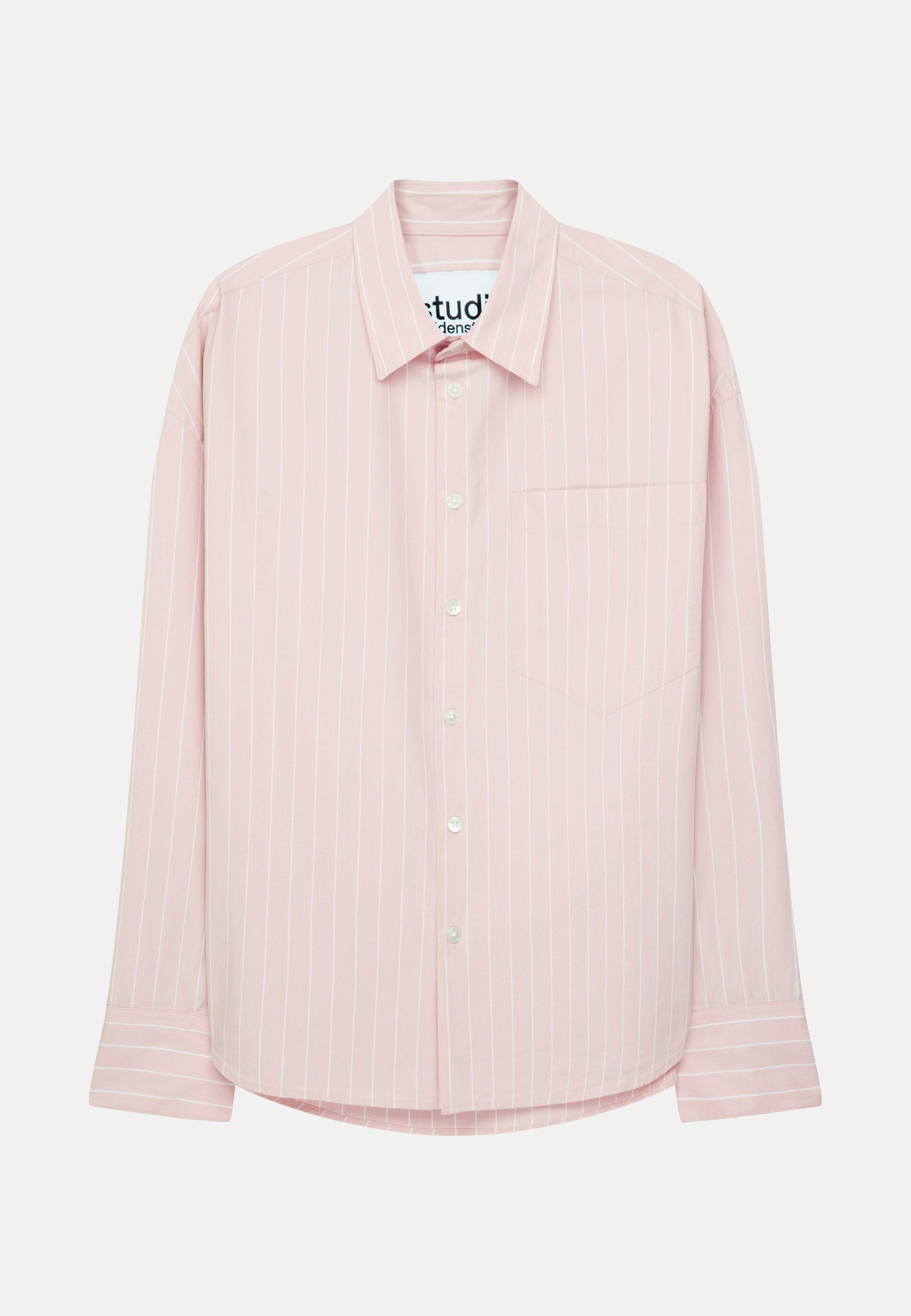 Studio Cropped Shirt Rose Smoke