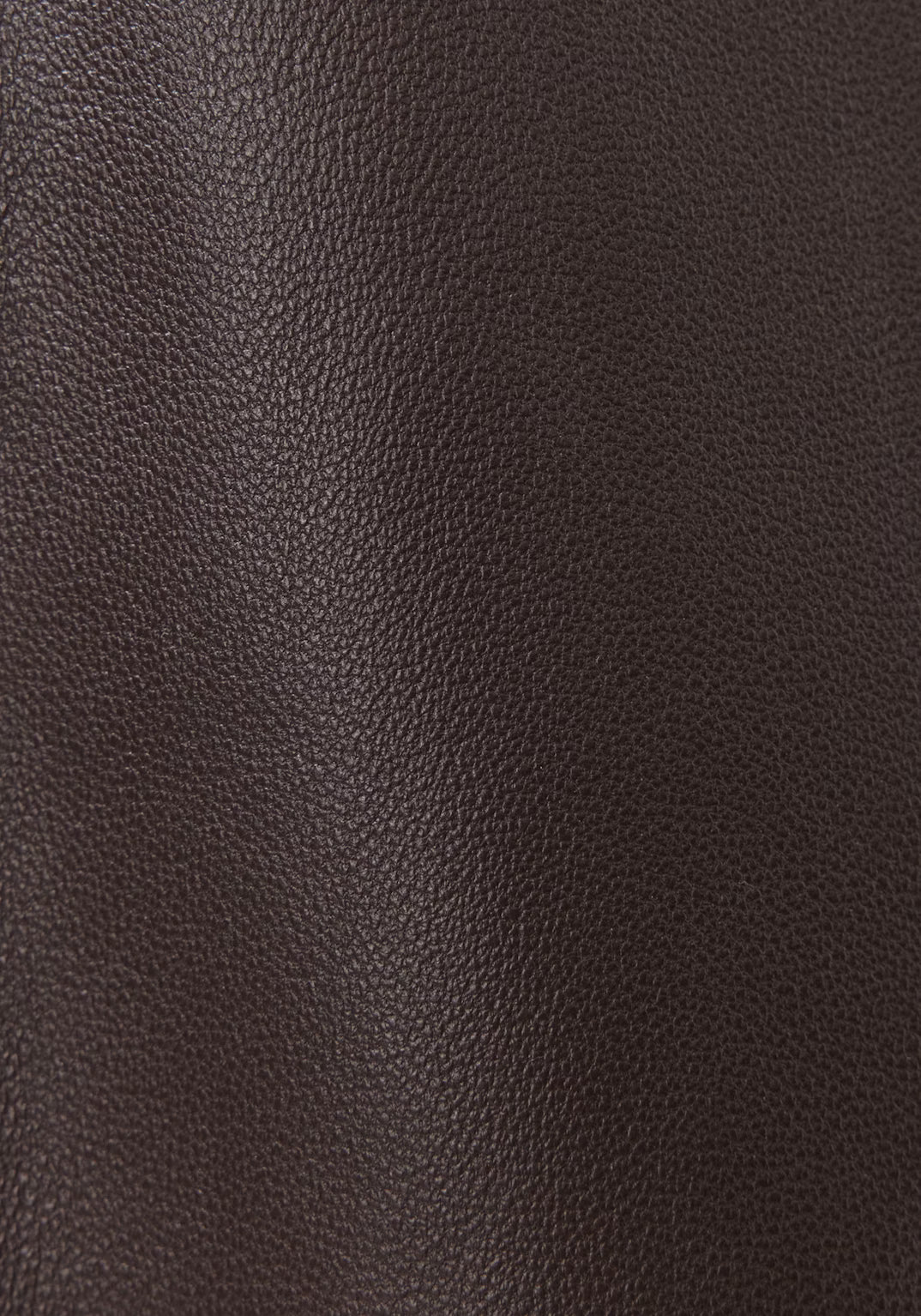 Studio Leder Overshirt Dark Brown