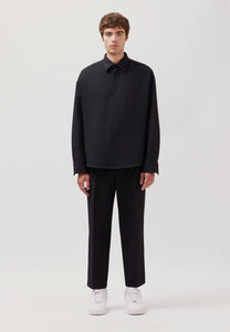 Studio Cropped Shirt Black