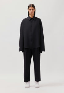 Studio Cropped Shirt Black