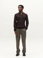 Lade das Bild in den Galerie-Viewer, Badriel Half Zip Knit Meteorite
