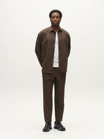 Lade das Bild in den Galerie-Viewer, Jens Over Rubin Overshirt Brown Slate
