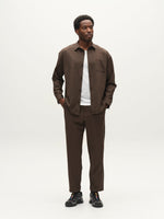 Lade das Bild in den Galerie-Viewer, Jens Over Rubin Overshirt Brown Slate
