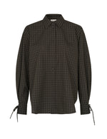Lade das Bild in den Galerie-Viewer, Pamila Bluse Black/Brown Check
