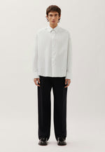 Lade das Bild in den Galerie-Viewer, Studio Cropped Strip Shirt Optical White
