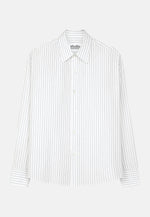 Lade das Bild in den Galerie-Viewer, Studio Cropped Strip Shirt Optical White
