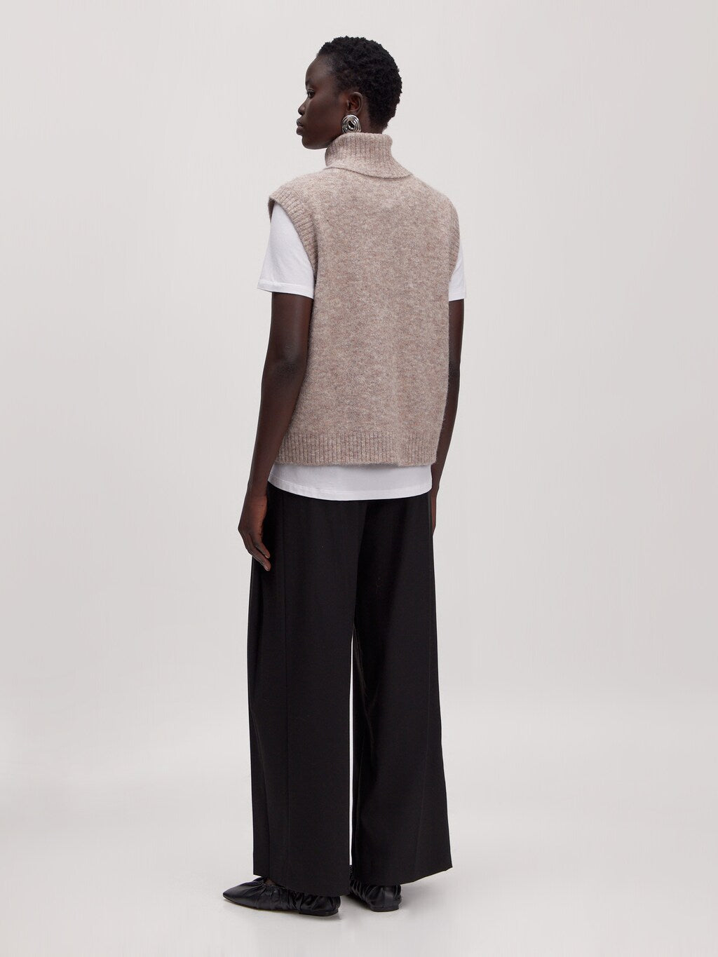 Alba Knite Vest Beige