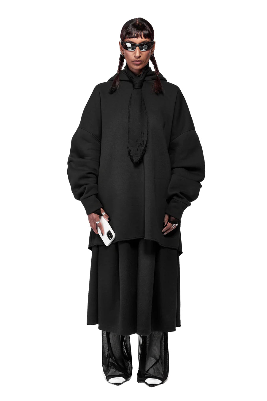 Plus One Hoodie Black