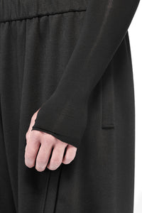 Winter Casual Top Black