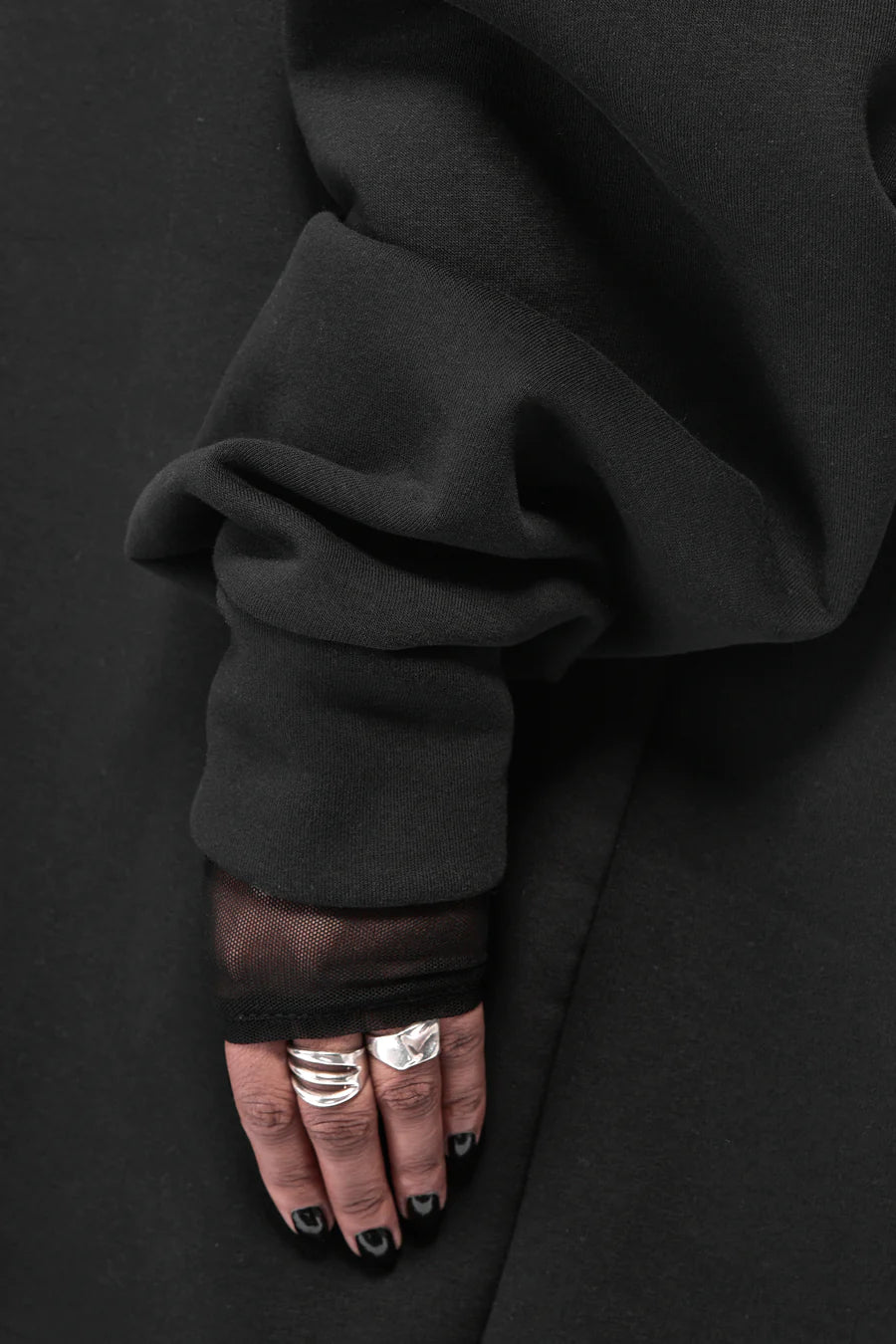 Plus One Hoodie Black