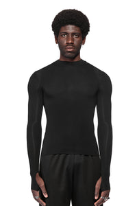 Winter Casual Top Black