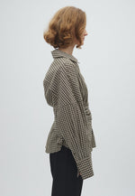 Lade das Bild in den Galerie-Viewer, Isidor Bluse Smoked Olive Check
