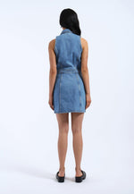 Lade das Bild in den Galerie-Viewer, Kinsley Dress Stream Sky Retro
