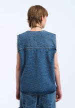 Lade das Bild in den Galerie-Viewer, Denver Worker Vest Stream Sky Retro Cont
