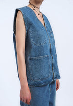 Lade das Bild in den Galerie-Viewer, Denver Worker Vest Stream Sky Retro Cont
