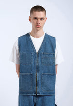 Lade das Bild in den Galerie-Viewer, Denver Worker Vest Stream Sky Retro Cont
