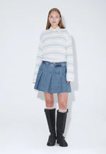Lade das Bild in den Galerie-Viewer, Tone Skirt Drift Sky Retro
