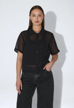 Lade das Bild in den Galerie-Viewer, Hollow Shirt Black
