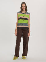 Lade das Bild in den Galerie-Viewer, Wedeke Knit Vest Multi Stripe
