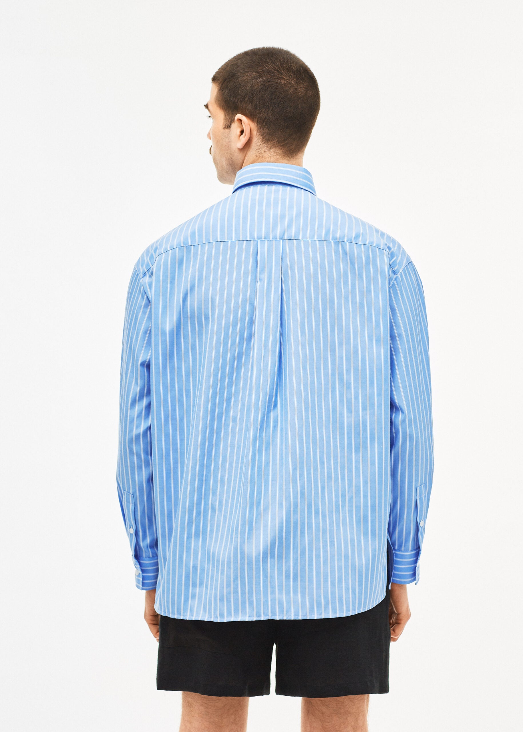 Elyger L/S Blue Striped