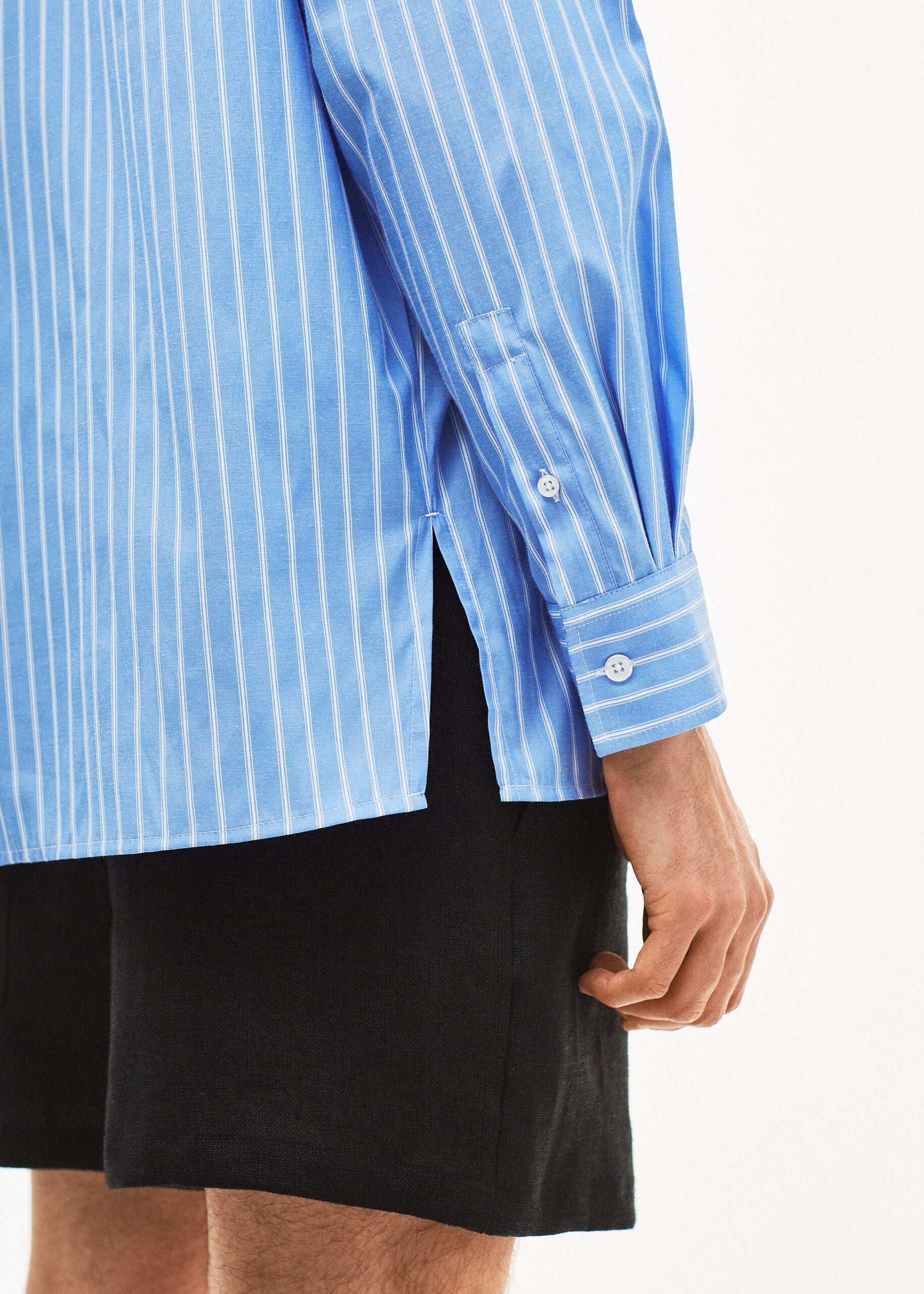 Elyger L/S Blue Striped