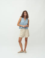 Lade das Bild in den Galerie-Viewer, Cristiana Shorts Natural Linen
