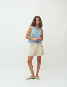 Cristiana Shorts Natural Linen