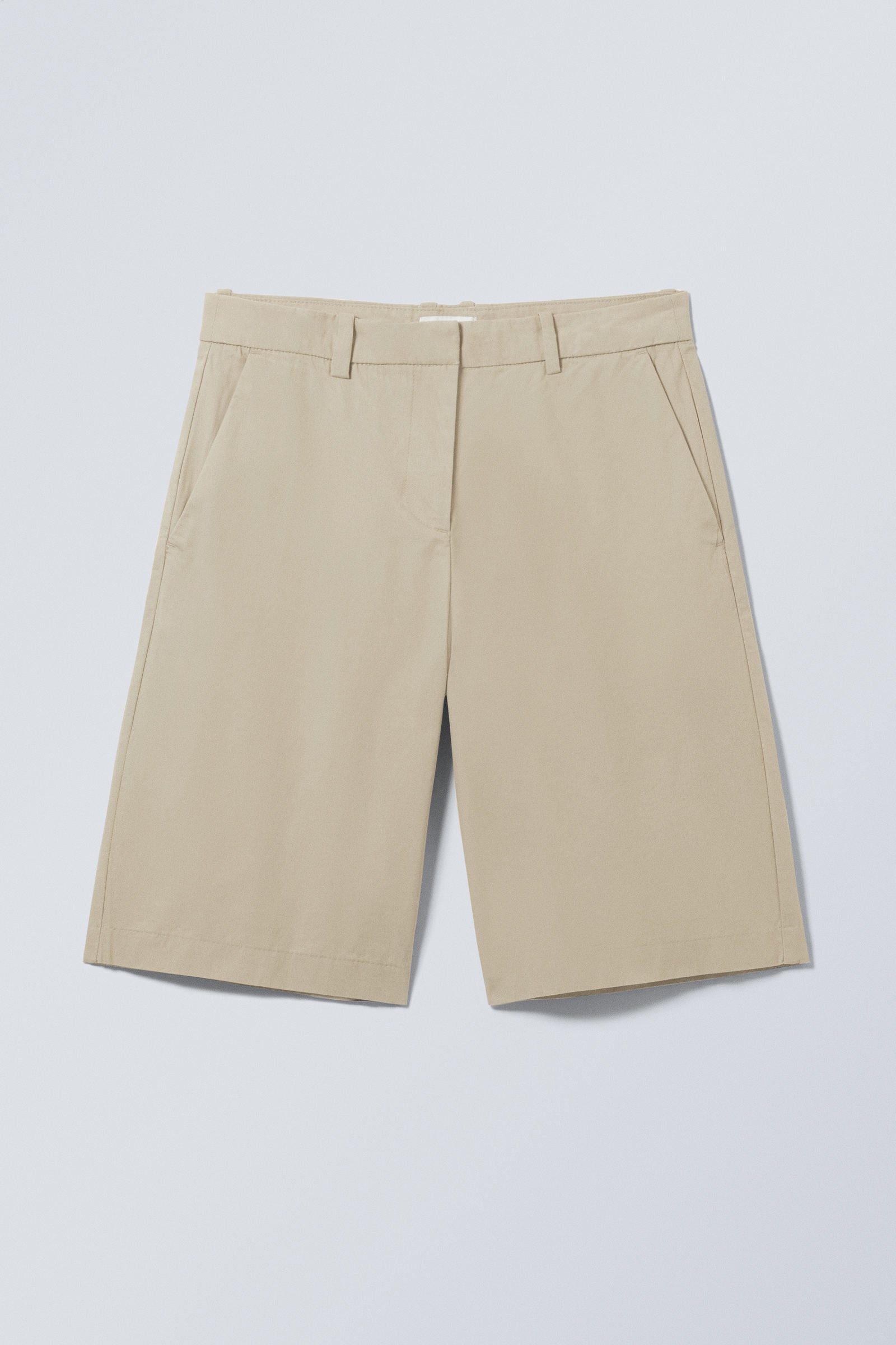 Knee Lenght Chino Short Beige