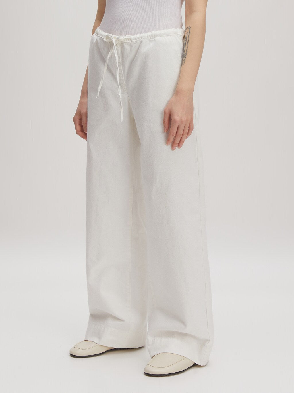 Mabel Denim White