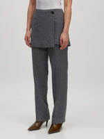 Lade das Bild in den Galerie-Viewer, Carolin Wool Trousers Grey Melange

