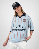 Lade das Bild in den Galerie-Viewer, Stars Knit Trikot Light Blue
