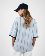Lade das Bild in den Galerie-Viewer, Stars Knit Trikot Light Blue
