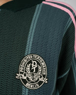 Lade das Bild in den Galerie-Viewer, Striped Team Knit Trikot Green
