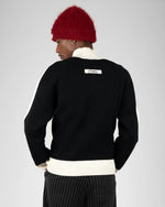 Lade das Bild in den Galerie-Viewer, Letterman Knit Jacket Black
