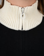 Lade das Bild in den Galerie-Viewer, Letterman Knit Jacket Black
