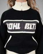 Lade das Bild in den Galerie-Viewer, Letterman Knit Jacket Black
