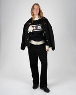 Lade das Bild in den Galerie-Viewer, Letterman Knit Jacket Black
