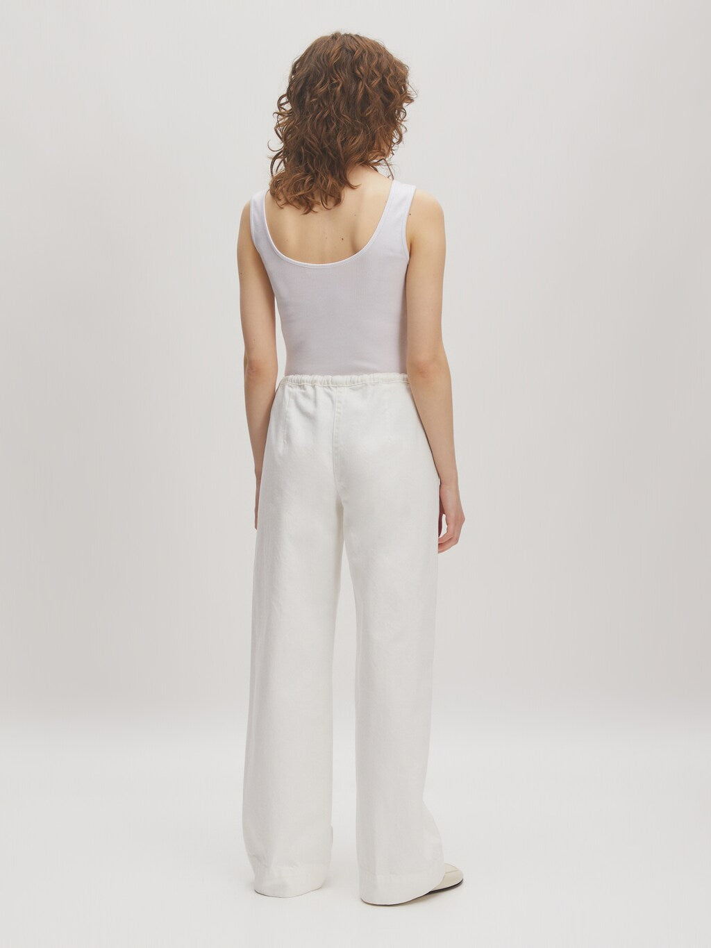 Mabel Denim White