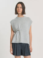Lade das Bild in den Galerie-Viewer, Mreile Knit Vest Pearl Blue
