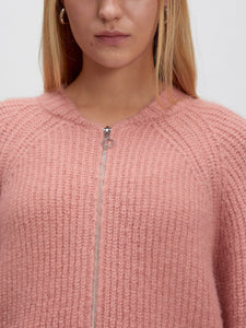 Rani Bomber Cardigan Blush