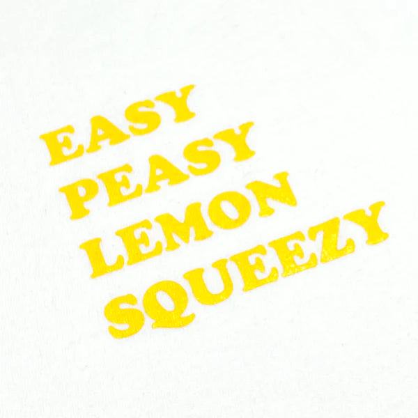 Lemon Squeezy Tee White