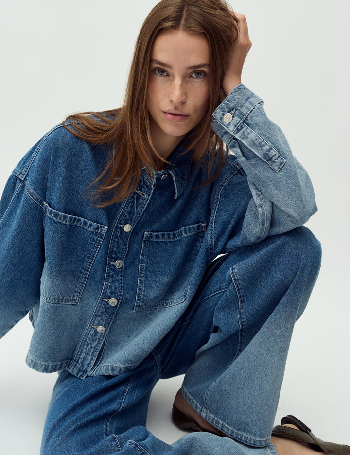 Winnia Jeansjacke Fading Denim Wash