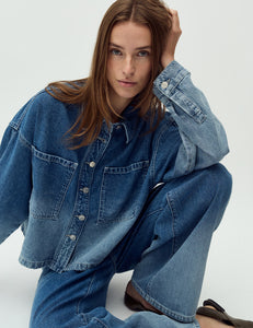 Winnia Jeansjacke Fading Denim Wash
